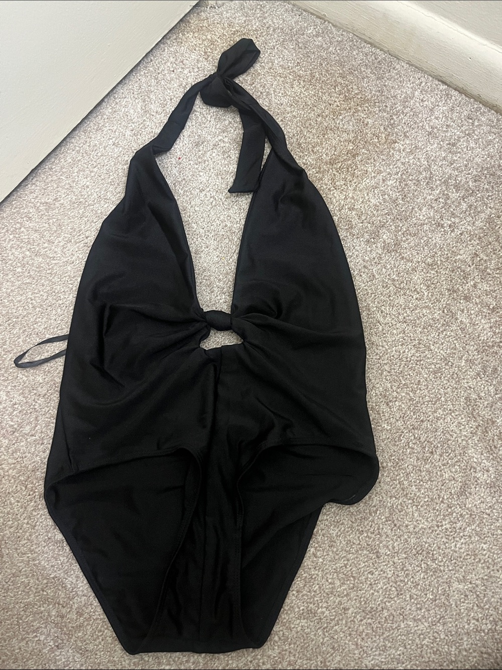 Lioness Black Halter One-Piece Swimsuit